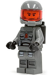 LEGO Minifigure-Space Police 3 Officer 15-Space / Space Police III-SP119-Creative Brick Builders